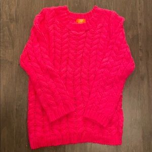 Joe Fresh Neon Pink Sweater